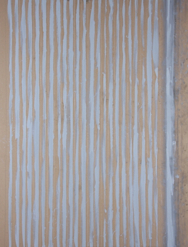 <p>Streifenbild Grau Blau Classic<br /><br />2008<br />Oil on canvas<br />195 x 150 x 2 cm</p>